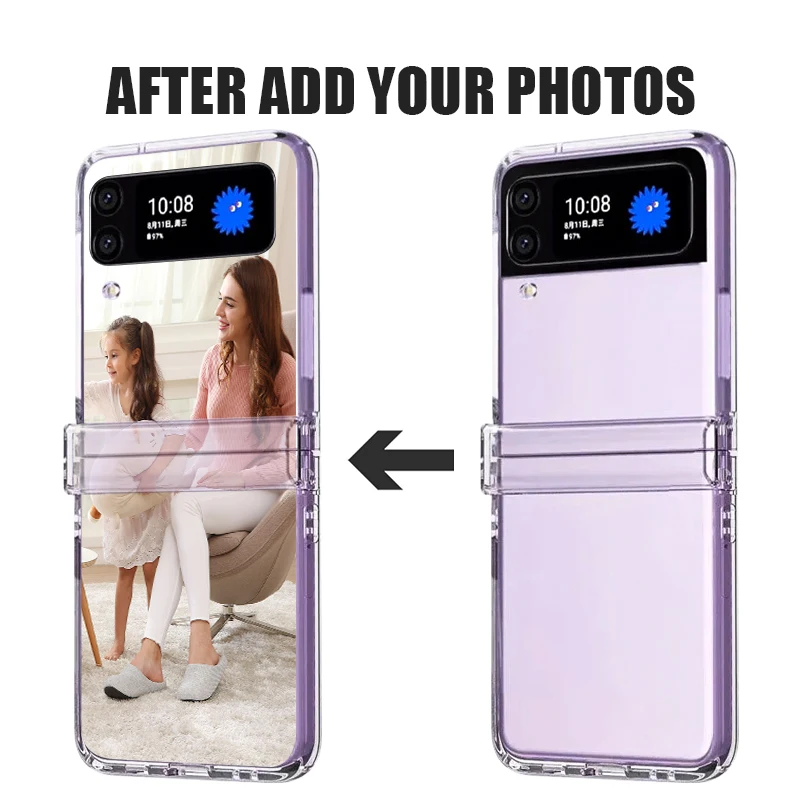 Customized Photo Folding Phone Case - Personalized Design Hard Cover