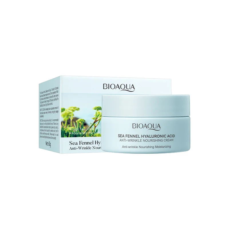 BIOAOUA Sea Fennel Hyaluronic Acid Nourishing Face Cream Anti-wrinkle Hydrating Moisturizing Facial Cream Skin Care