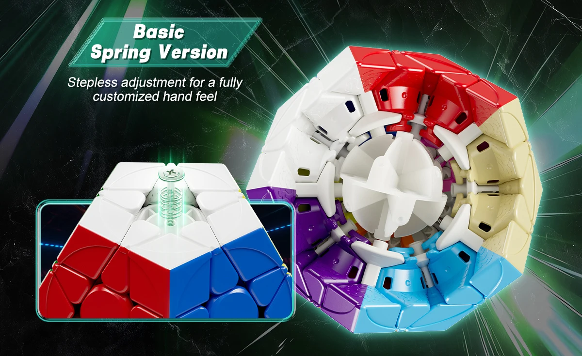 [JudyCube] YJ Yuhu Megaminx V3M Maglev Verbesserter magnetischer Zauberwürfel ohne Aufkleber Yongjun Yuhu V3M Cubo Magico Puzzle – Detail 14