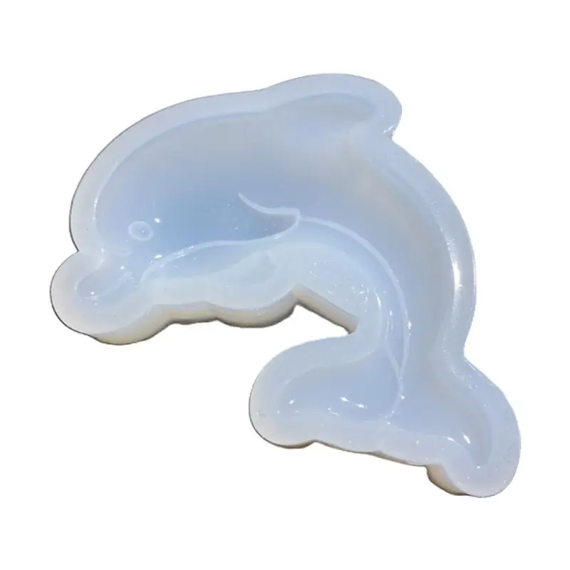 

E0BF Crystal Epoxy Resin Mold Dolphin Pendant Casting Silicone Mould DIY Crafts Tool