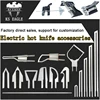 Electric Hot Knife Cutter Straight Blade Foam Slotting Bendable Blade Hot Cutting Tool Accessories Heating Knife Cutting Parts 1