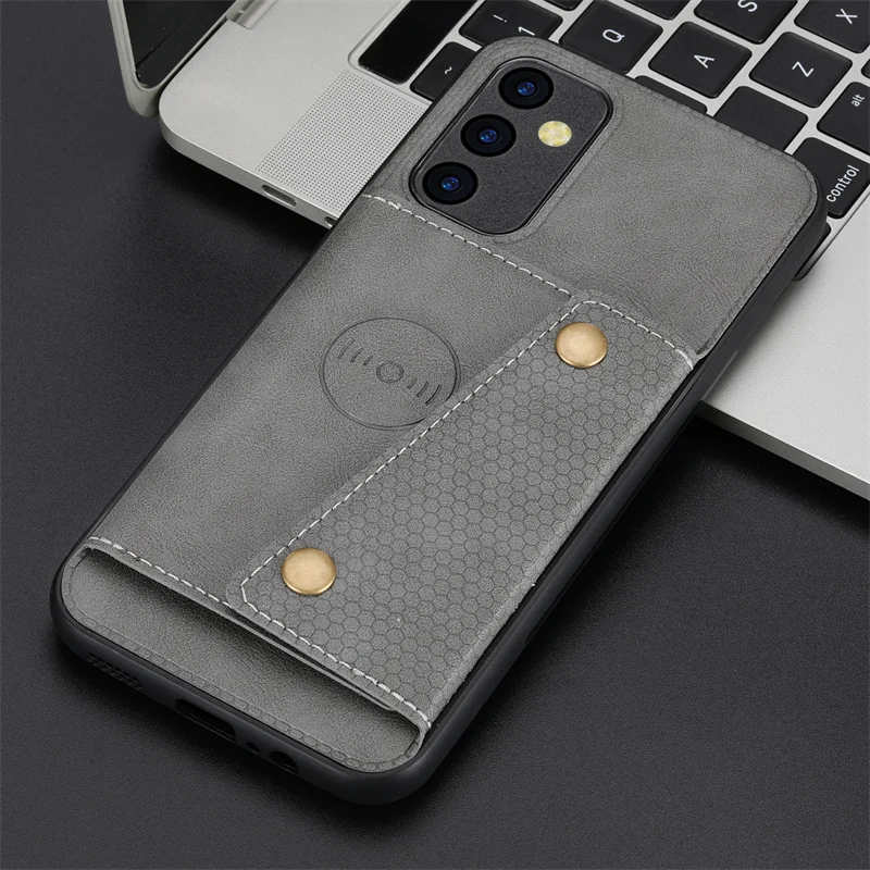 PU Leather Magnetic Holder Wallet Case with Card Slot