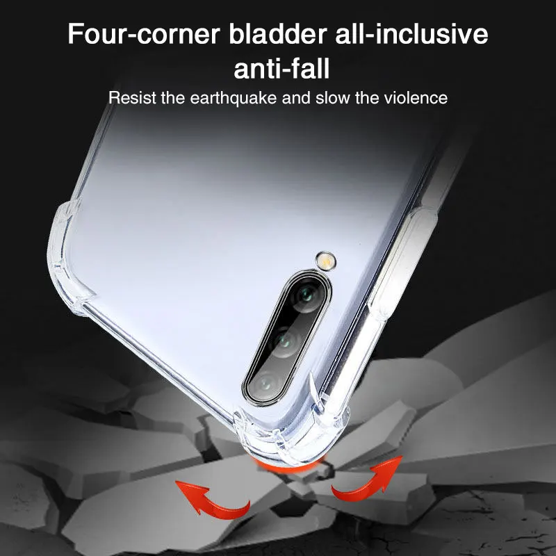 Crystal Clear Shock-Absorbent Silicone Phone Case