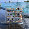 Acrylic Magnetic Seashell Display Box Seashell Display Box Diamond Storage Box Transparent Shell Storage Box Jewelry Storage 1
