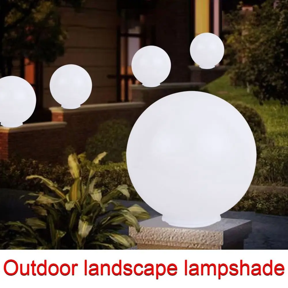 White Acrylic Lamp Shade Milky Globe Lampshades Fitting Lamp Hanging Lamp Garden Restaurant Home Decor