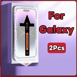 High - Definition Shatterproof Tempered Glass Screen Protectors - Easy Installation, 2 - Pack - Galaxy S23+ (L - HD - 2PCS-)