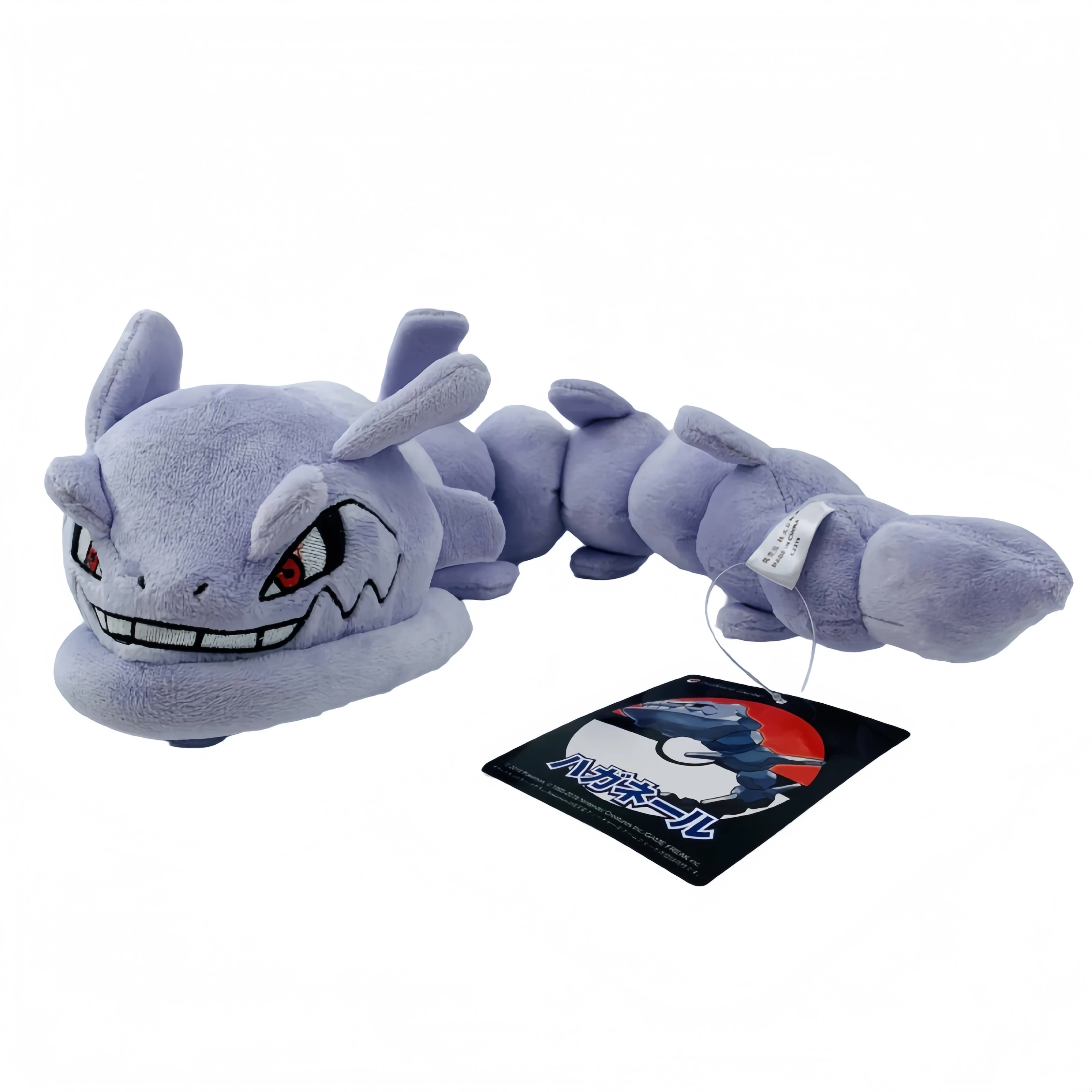 30cm Pokemon Peluche Onix Steelix Kawaii Plush Toys Dolls Soft Long Body Can Bend Snake Shape Stuffed Toys For Children Gift