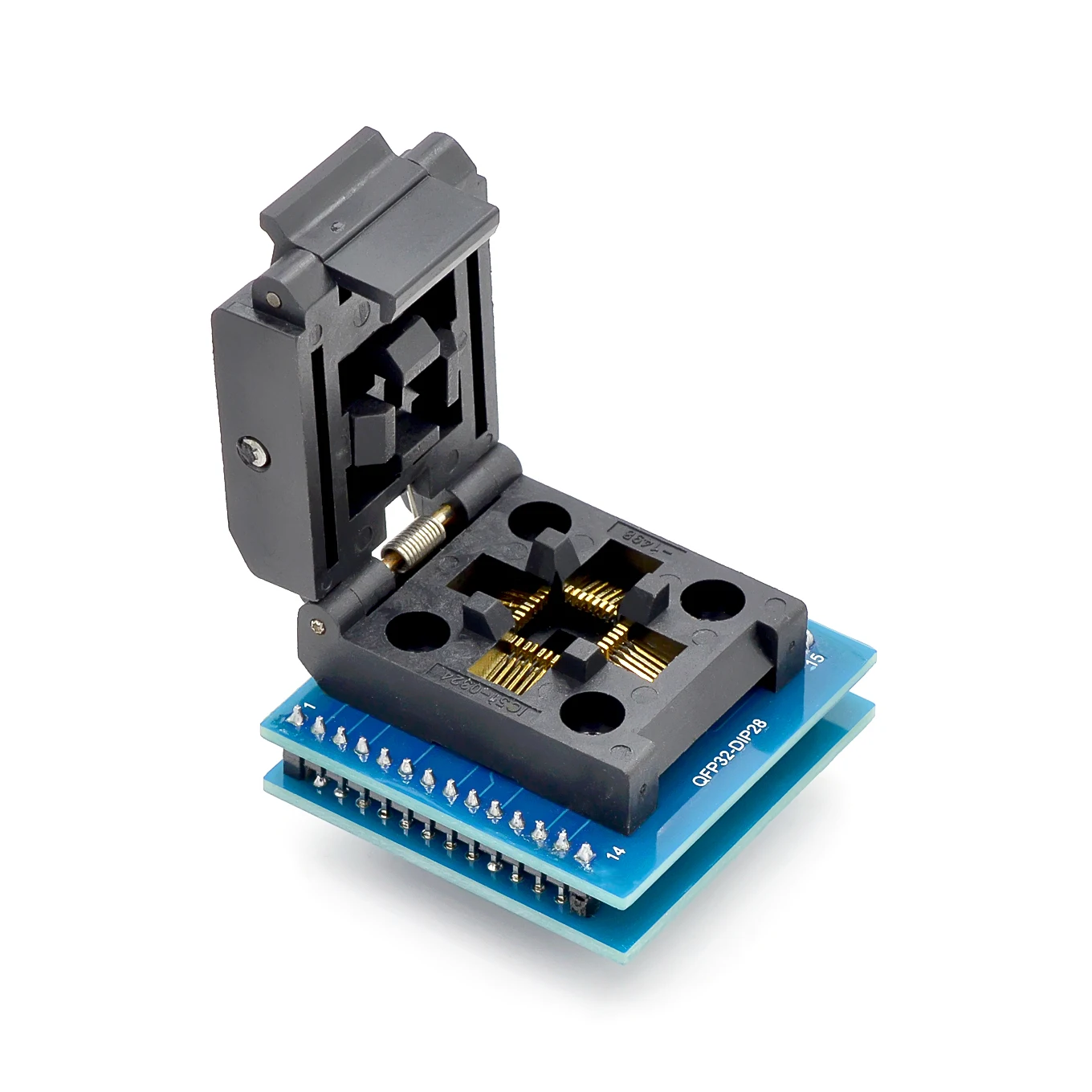 Tqfp32 qfp32 bis dip28 ic Programmierer Adapter Chip Test buchse Brenn sitz integrierte Schaltkreise – Detail 3