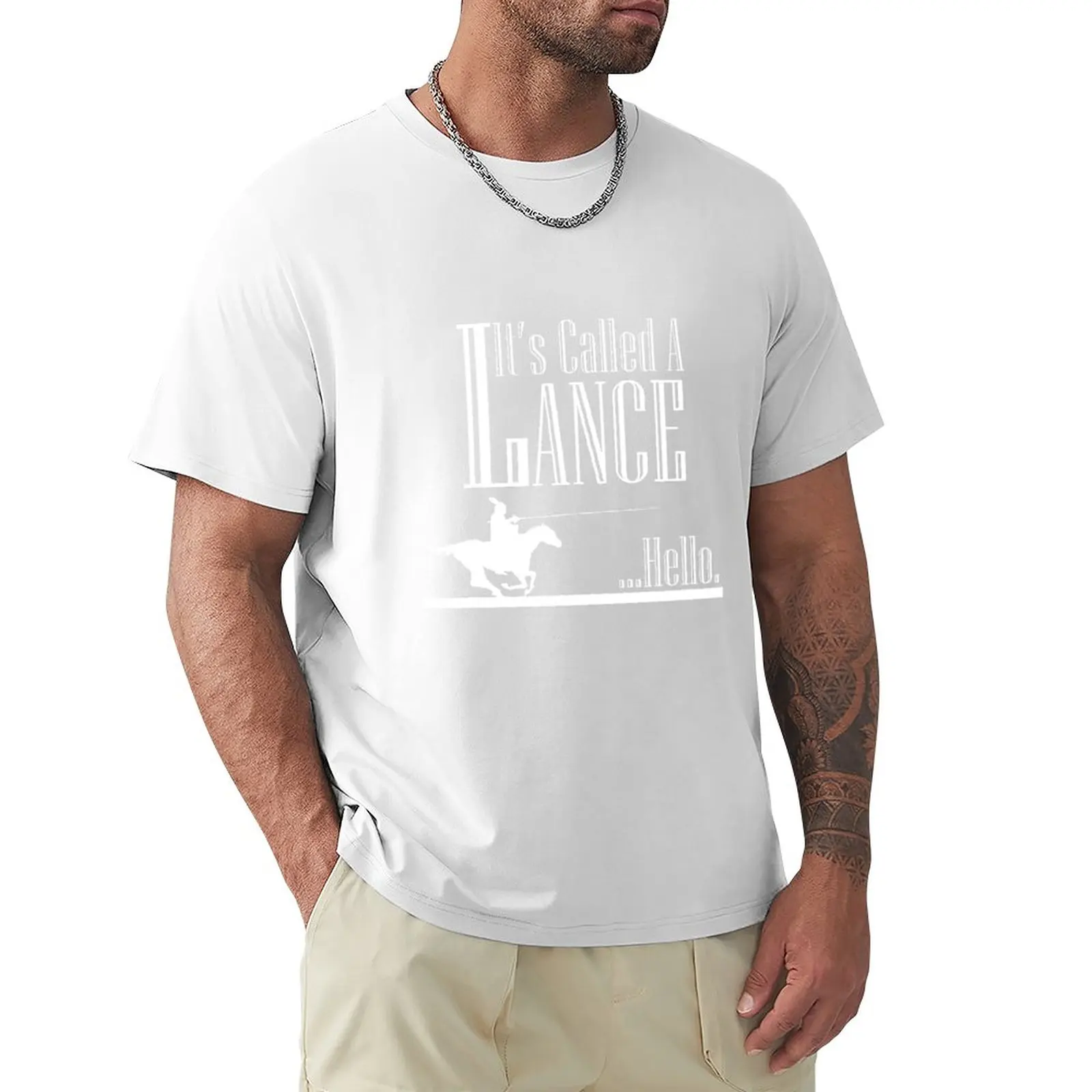 

A Knight S Tale Lance Joust - Best Unisex Trending Handmade Gift Idea For For Woman-White Customize T-Shirt T-Shirt