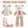 Giant Teddy Bear 39/47 Inch Large Stuffed Animals Big Teddy Bear Plush Toy For Kids Girls Huge Plushies, Brown / Green Color 2