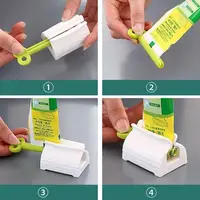 Toothpaste Squeezer Portable Manual Squeeze With Rolling Tube Facial Cleanser Dispenser Holder Home Bathroom Accessories 4
