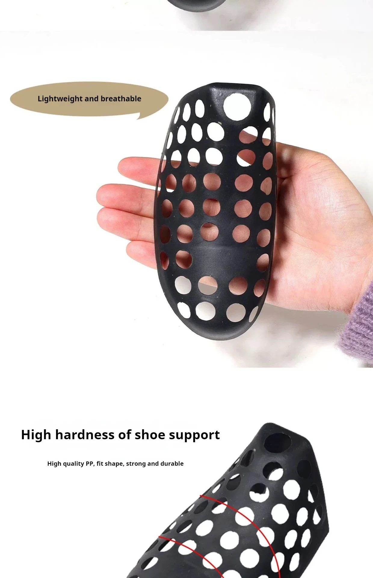Faltenschutz, Schuhspanner, Anti-Verformung, interne Unterstützung, Schuhe, Bahre, Formung, Anti-Falten, Turnschuhe, Schuh hält 2 Stück/4 Stück – Detail 7