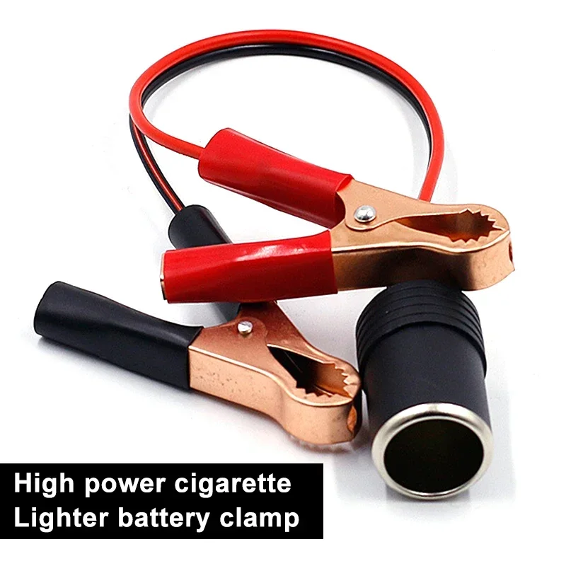 Copper Car Battery Clip with Cigarette Lighter Socket