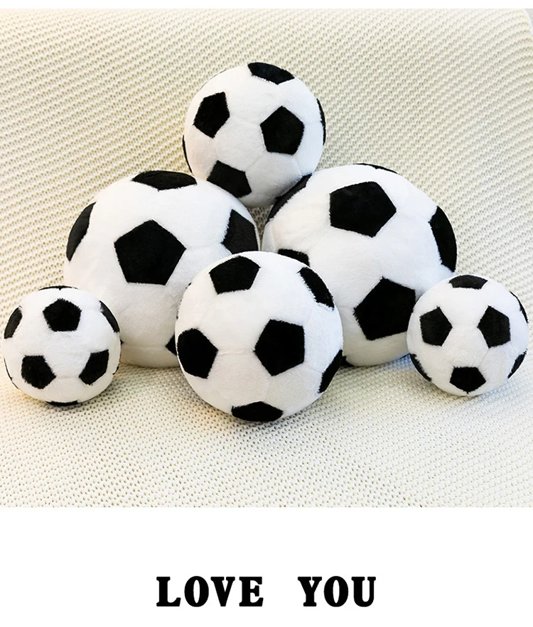 Fußball-Plüschtier, Sport-Fitness-Übungspuppe, Aktivitätsgeschenkspielzeug, realistisches Fußballkissen, Geschenk für Freunde – Detail 22