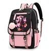 Anime Demon Slayer Backpack Kawaii School Bags Girls Boy Manga Cartoon Large Capacity Bookbag for Teenager USB Charging Backpack 1