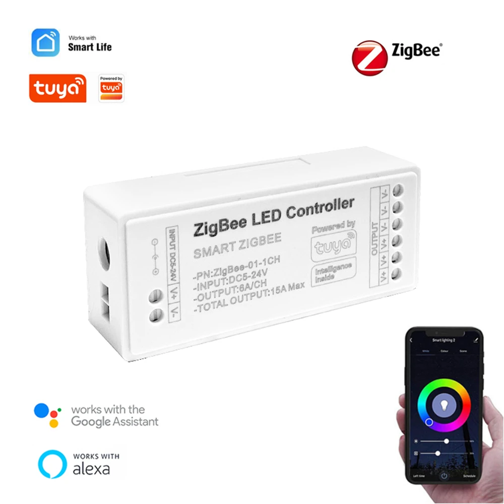 TuyaZigbeeDimmerSwitchModuleLEDStripSmartDimmersRGBRGBWRGBCW