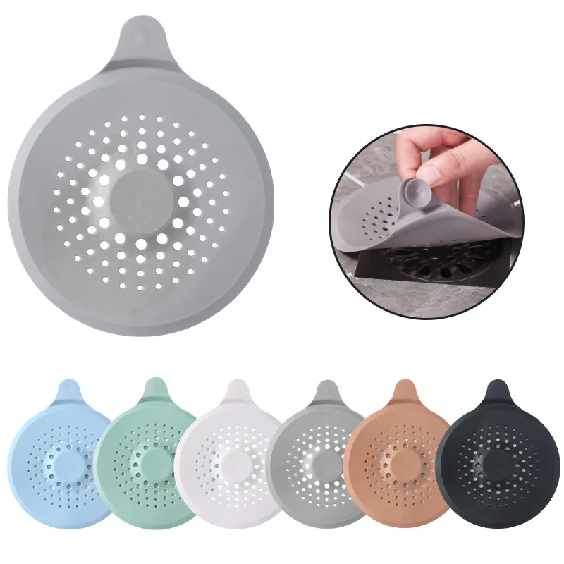 Sink Filter Hair Filter Bathroom Drain Plug Silicone Deodorant Plug Bathroom Accessories shower drain plug shower drain floor drain filter shower sink strainer sink drain strainer drain seal plug floor drain strainer basin drain cover floor drain bathroom water stopper