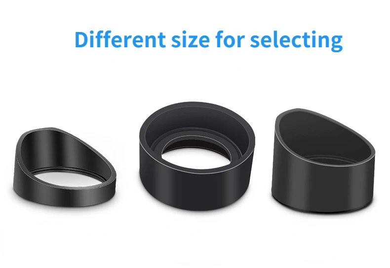 2 Coperture Oculari In Gomma Per Microscopi E Binocoli - Diametro 33mm, Angolo Obliquo - Foto 6