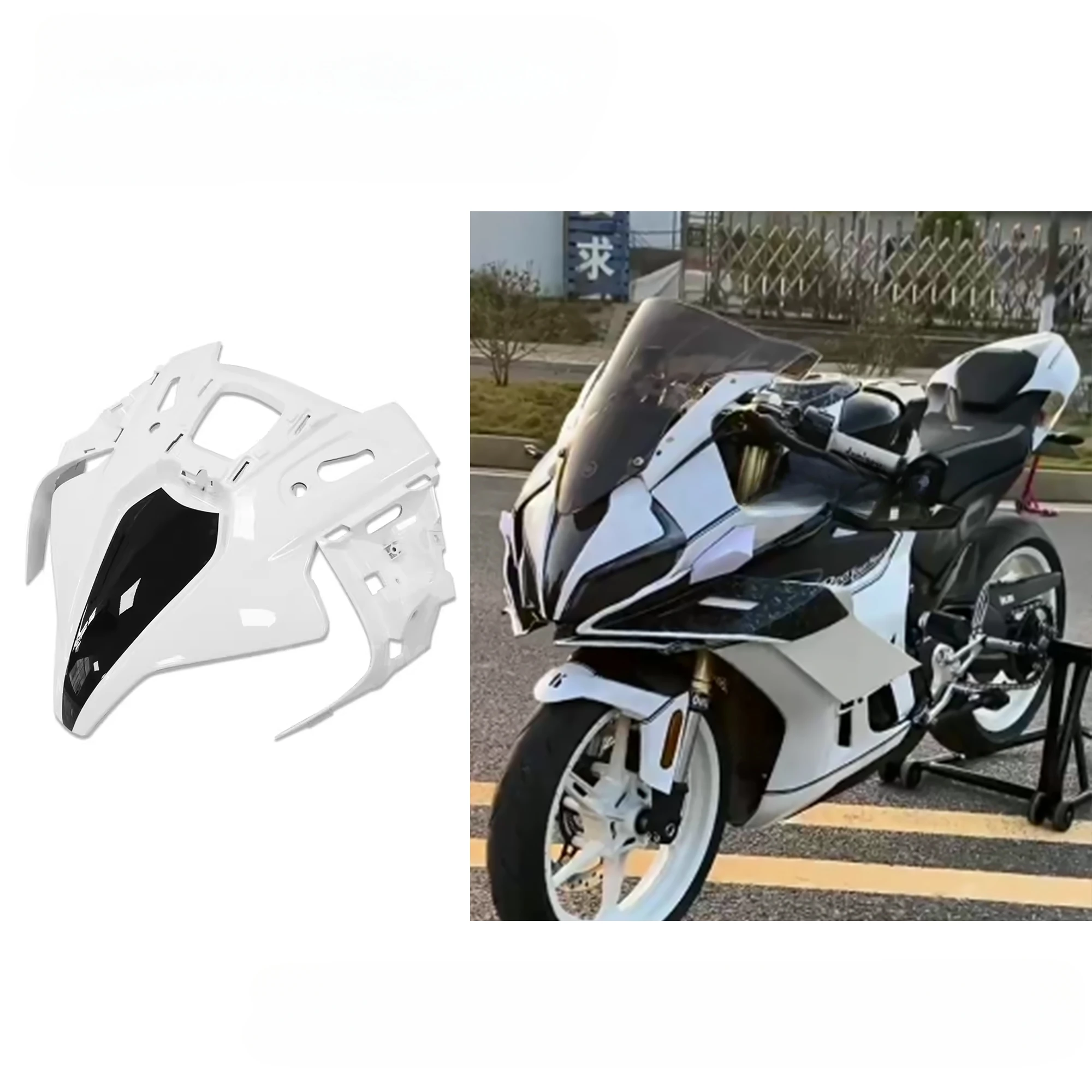 Parabrezza Per CFMOTO 450 SR 2022-2023 - Nero, In Acrilico, Antivento E Antigraffio