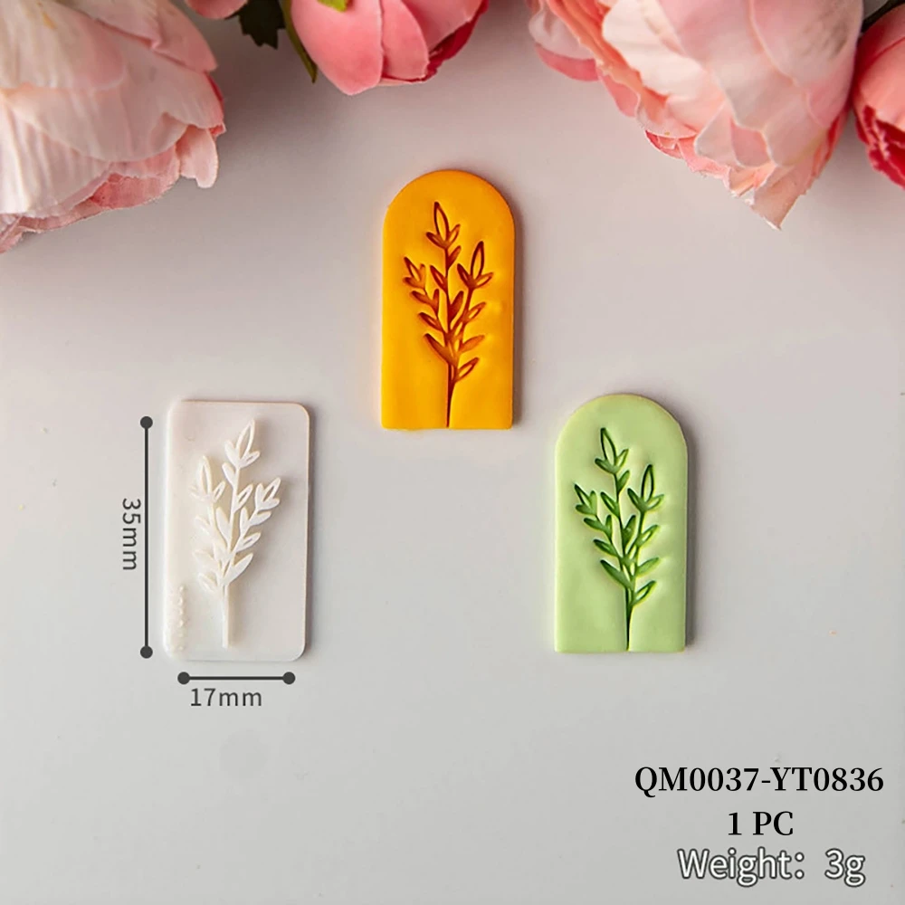 Rose Nelke weiche Keramik Polymer Clay Cutter Ohrringe Form Vintage Blatt Ornamente Ton Form geschnitten Präge machen Werkzeug – Detail 14