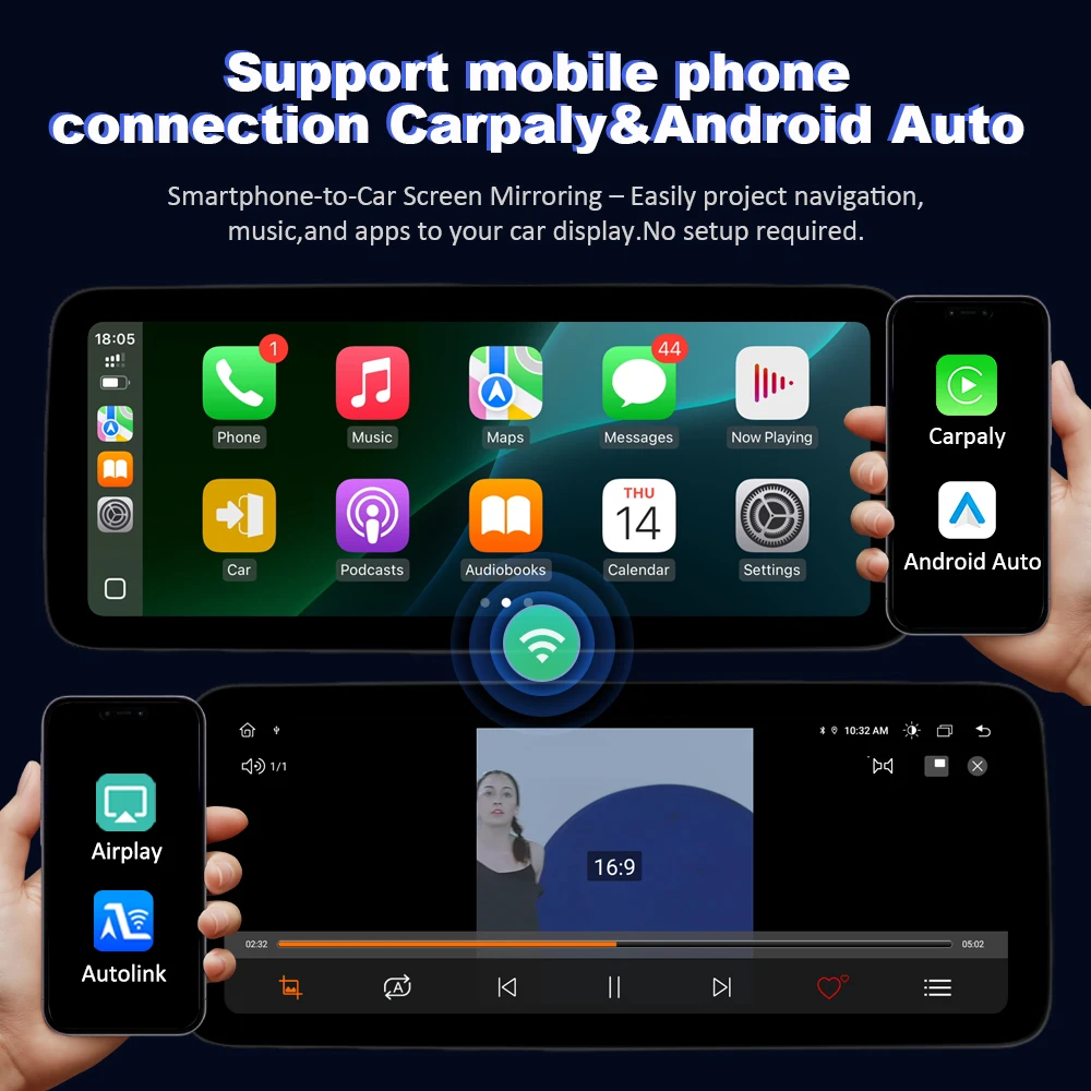 Radio Multimedia para coche Android 14, 10,25 pulgadas, CarPlay inalámbrico, Android Auto, para Audi Q7 4L 2005-2015, MMI 2G, 3G, GPS, 4G, WIFI, navegación 5