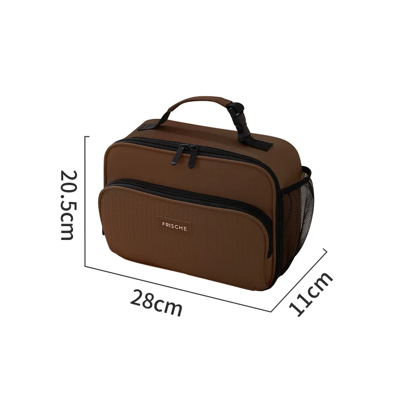 Thermal Bento Lunch Handbag with Aluminum Foil Insulation