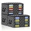 1pc Visible Window Wardrobe Storage Bag, Moisture-proof Cotton Quilt Storage And Finishing Bag, Clothing Moving Bag 6
