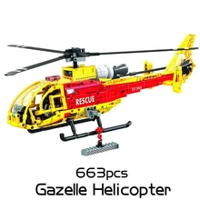  1056pcs DECOOL 3357 2in1 Rescue Helicopter Building Blocks Twin Propeller Plane Airplane Aircraft Bricks Toys For Boy Gifts 9396 