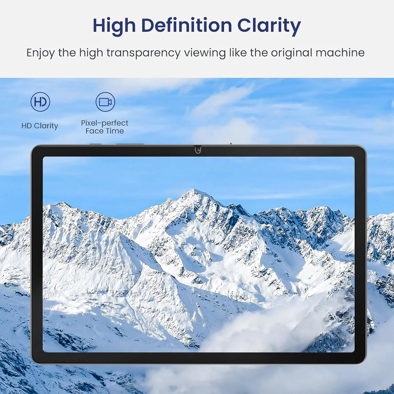 Premium HD Scratch-Proof Tempered Glass Screen Protector - 2 Pack