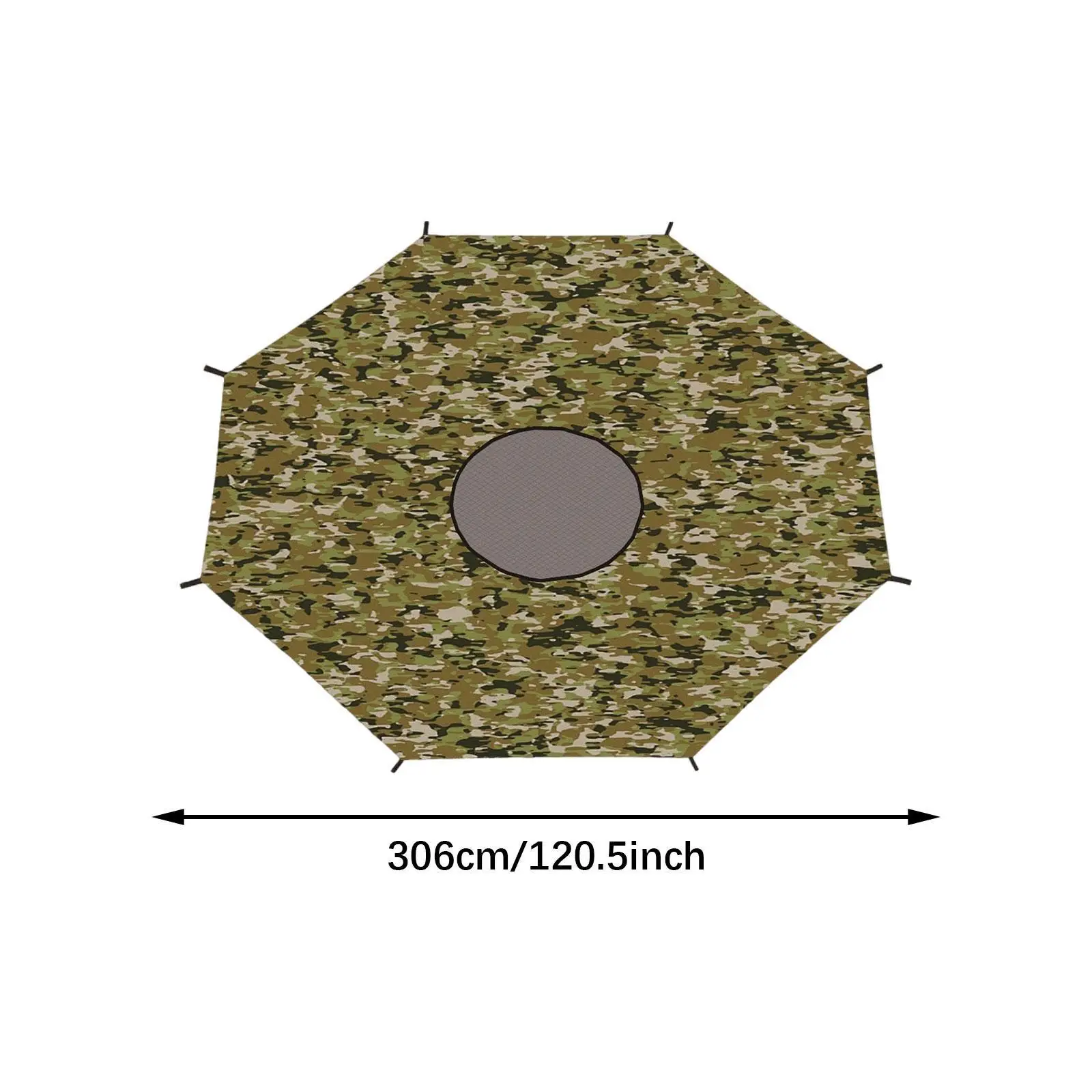 Trampoline Sunshade Cover Trampoline Top Cover Rainproof Accessories Waterproof Sturdy Awning for Outdoor Backyard Playground