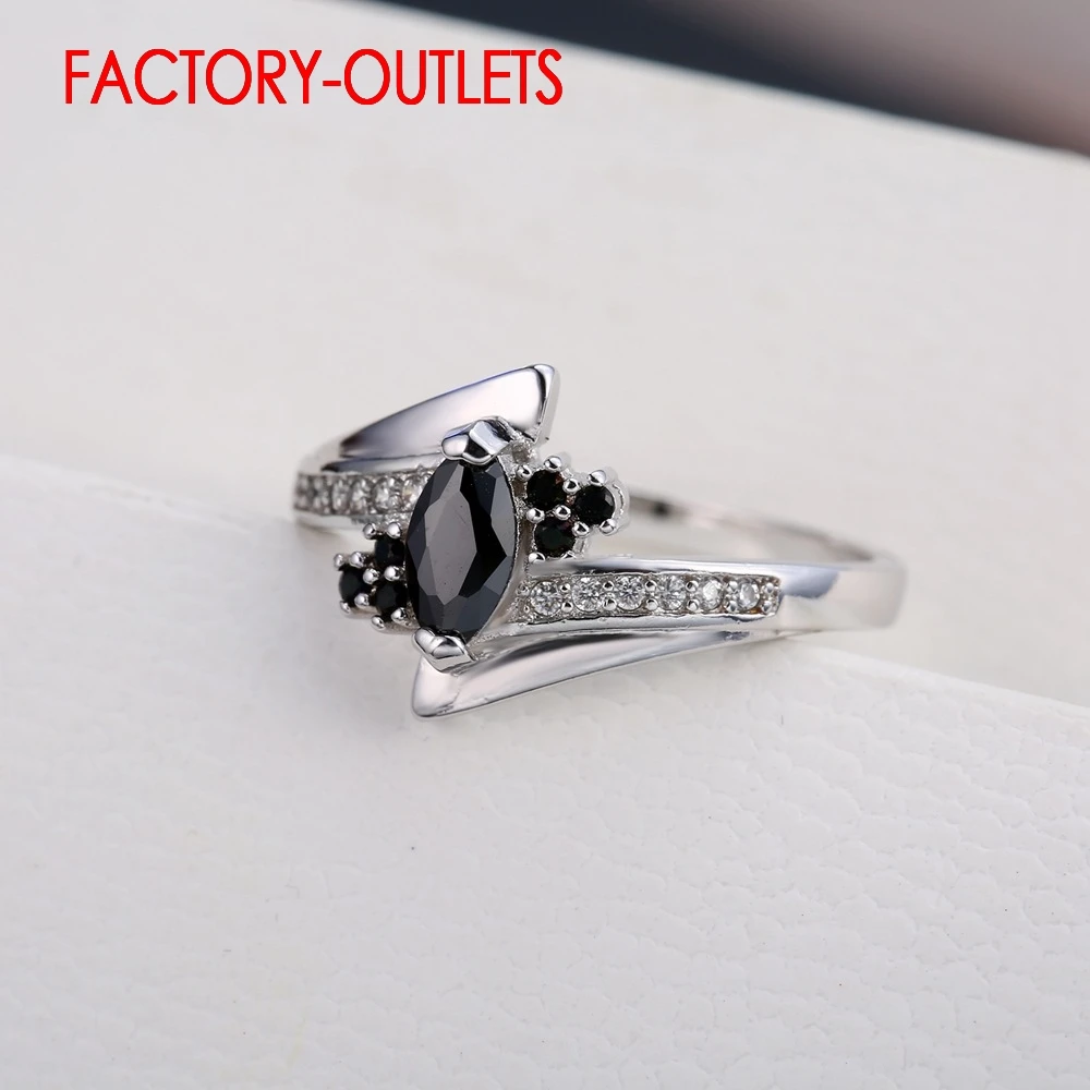 Wedding Rings Silver Ring Womens Ring Finger Rings Jewelry Rings Ring Jewelry 925 Sterling Silver Needle Engagement Ring Classic Style Austrian Crystal Prong Setting