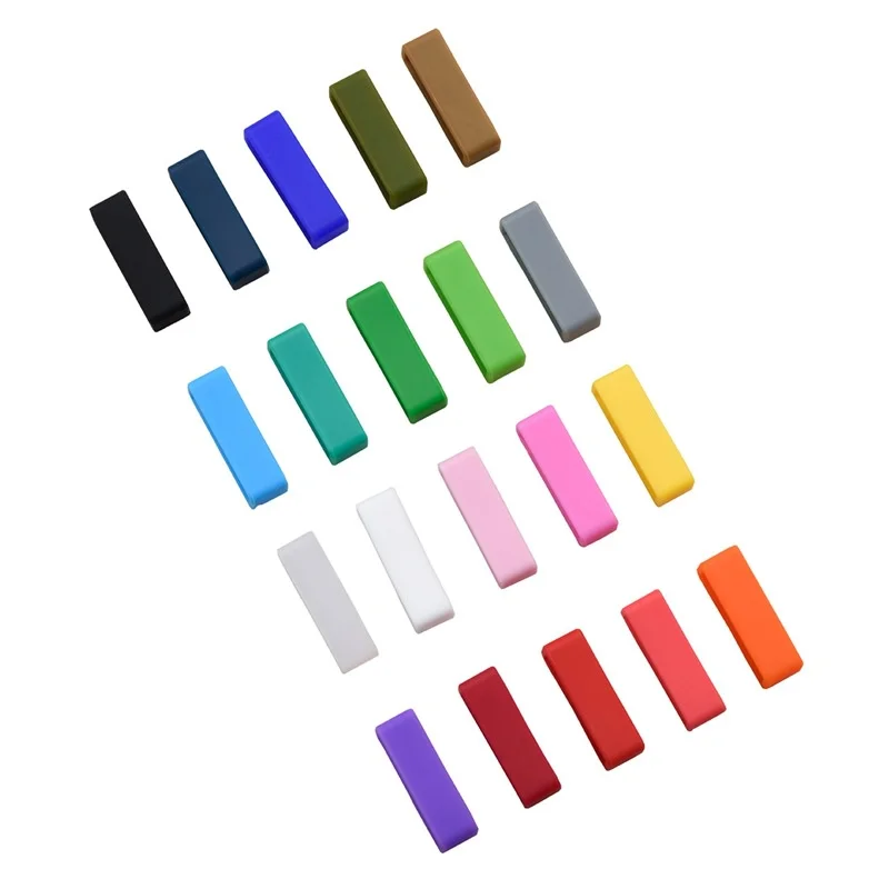 Wholesale Fancy Silicone 18 mm Wristwatch Band NY8011_K0019714
