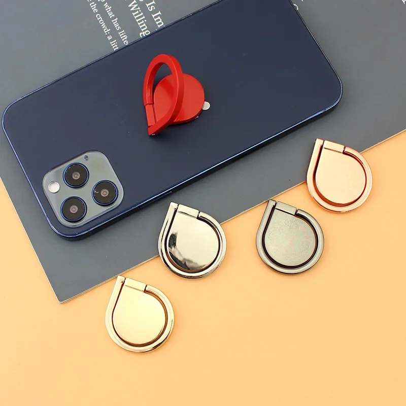 Water drop shaped ring mobile phone portable bracket Holder Universal 360 Degree Rotatio Finger Ring Holder  for Phone Huawei