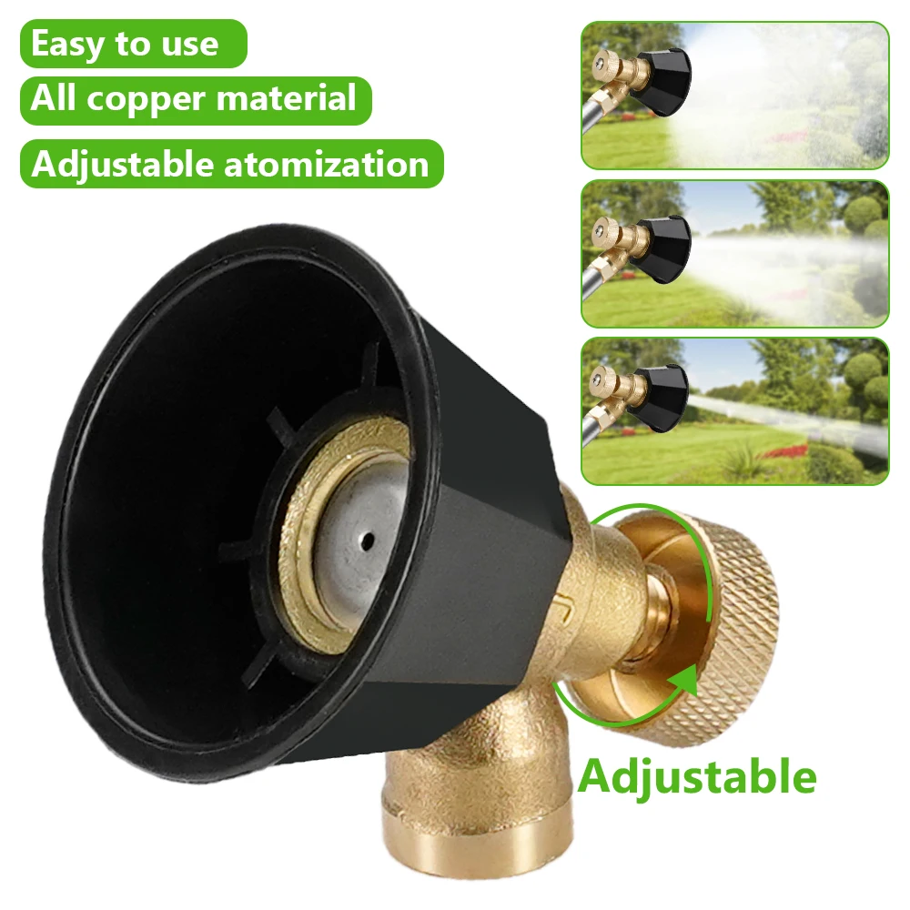Sprüh düse Wasser pistole Hochdruck-Direkt sprüh sprinkler Schnell anschluss schlauch einstellbarer Hochdruck reiniger Gartens prinkler – Detail 13
