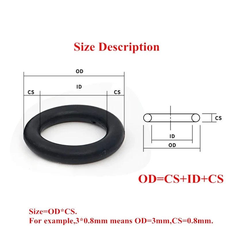 55pcs/Bag 6 Size Complete Variety Rubber O-Ring Anti Gas Leak Seal Fit For Dupont Lighters Gasket Repair Replacement Accessory 6