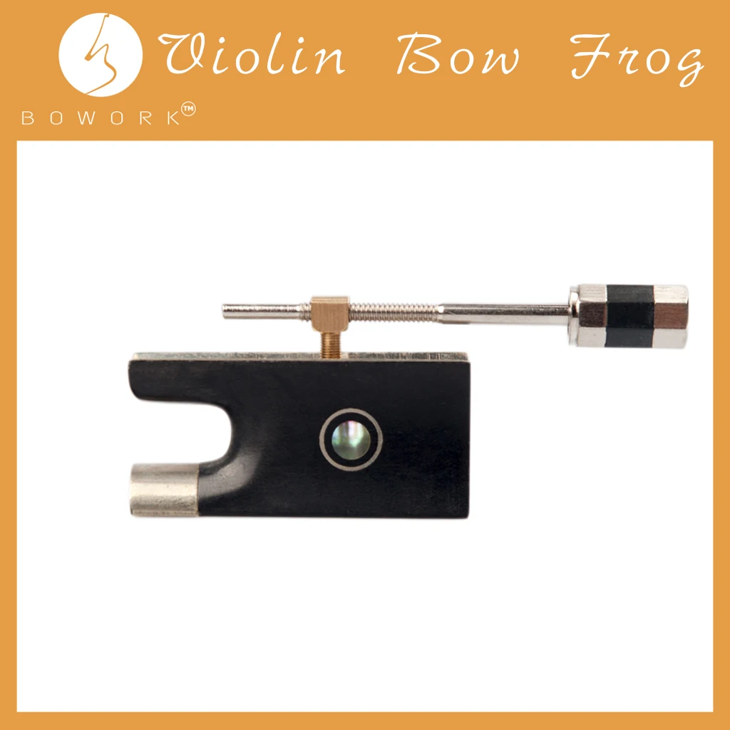 

BOWORK 5 pcs High Quality DIY Durable Violin Bow Frog with Screw Violin Replacement Violin Bow Parts