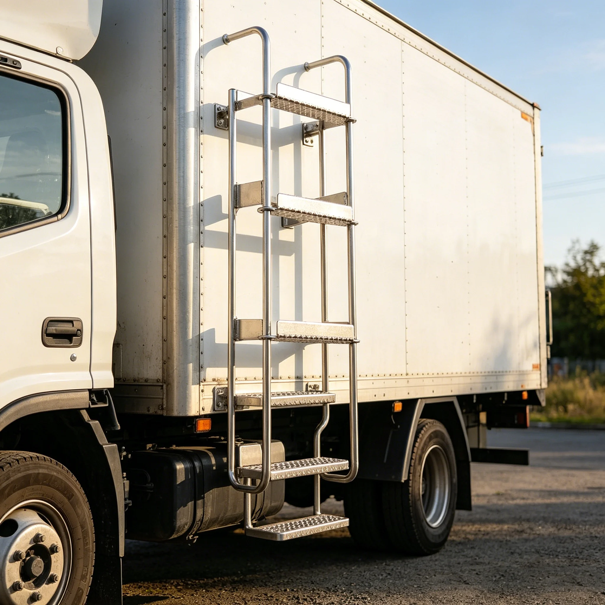 RC 1/14 LKW Müllcontainer-Modifikation Kleine Treppe für Tamia Hydraulikbagger Lader Muldenkipper für SCANIA MAN DIY-Teile