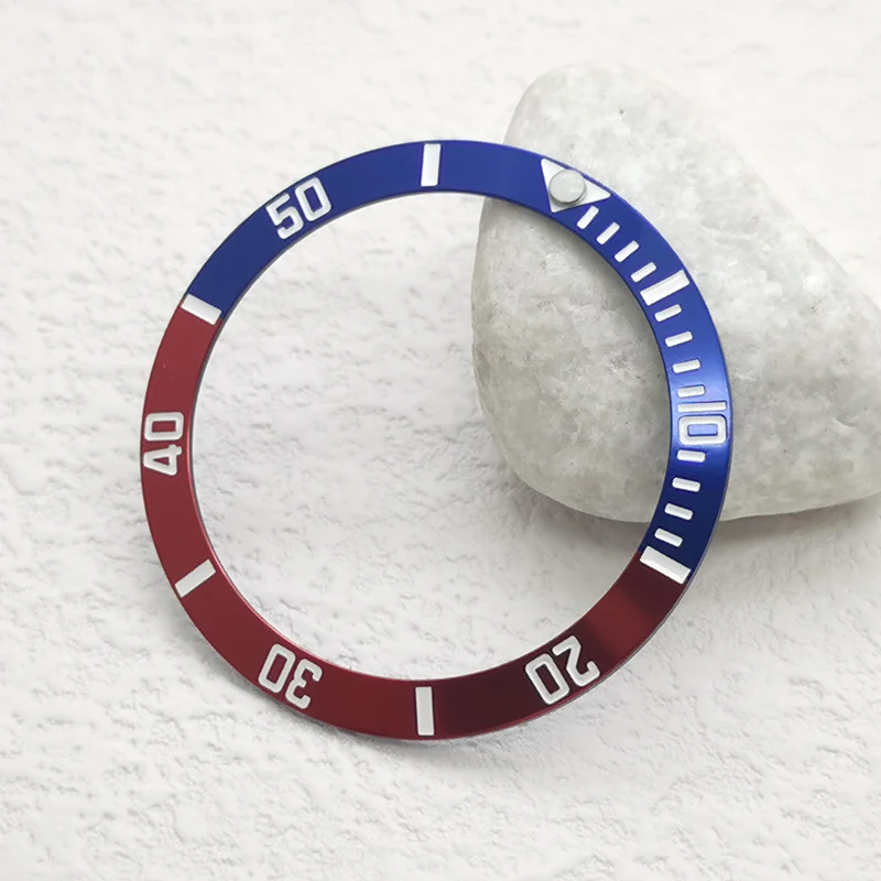 Aluminum Sloped Bezel Insert for Diver's Style Mechanical Watch Repair