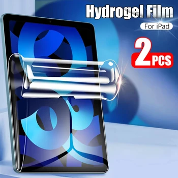 2PCS Hydrogel Film For iPad A16 11th 10th Generation Pro 12.9 11 13 10.5 9.7 7th 8th 9th Air Mini 2 3 4 5 6 Screen Protector