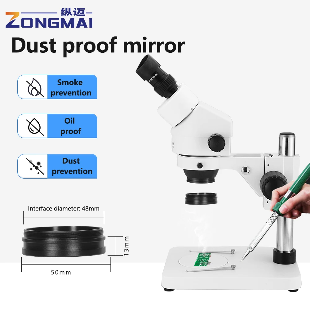 Juego De Lentes Barlow Para Microscopio Estéreo - Aumentos 0.3X, 0.5X, 0.75X, 1.5X Y 2X, Rosca 48mm
