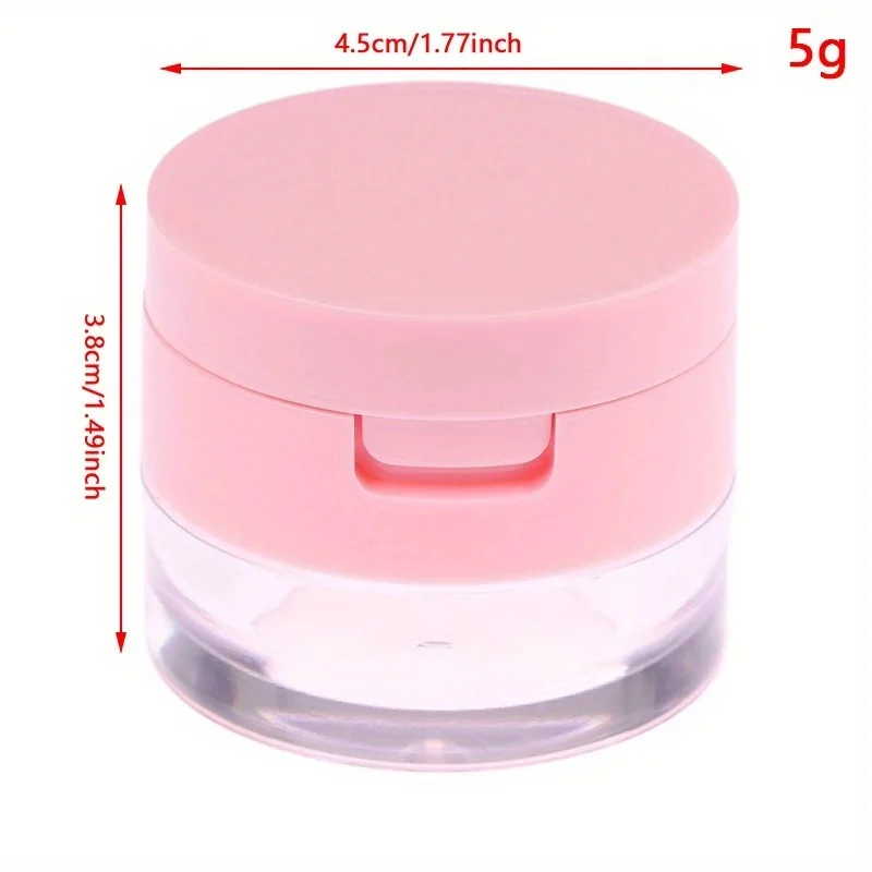 Portable mini portable travel powder packaging box, isolation mesh powder box, convenient elastic mesh powder flipping 2