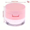 Portable mini portable travel powder packaging box, isolation mesh powder box, convenient elastic mesh powder flipping 2