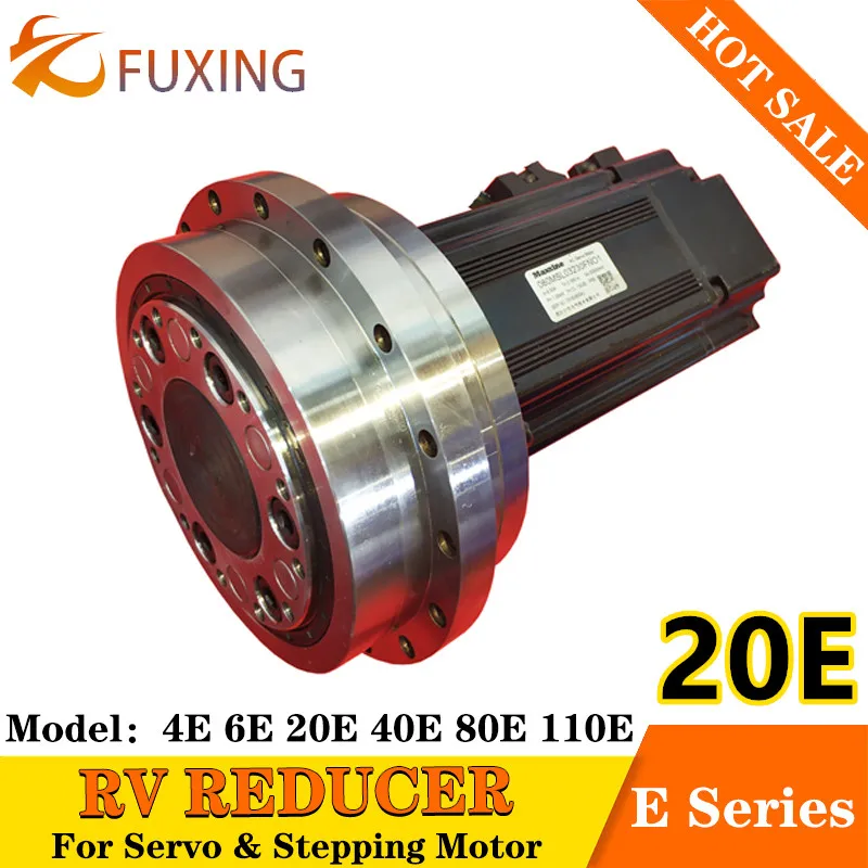 High-precision Cycloidal Pinwheel RV Reducer 150BX 20E Series Gearbox 750w Servo Motor Industrial Teaching Robot Arm With Flange