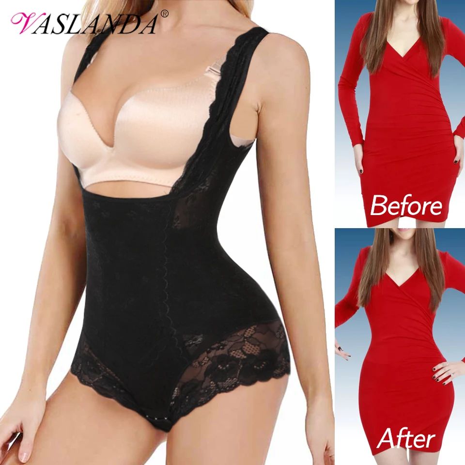 Vaslanda Women Waist Trainer Shapewear Tummy Control Body Shaper