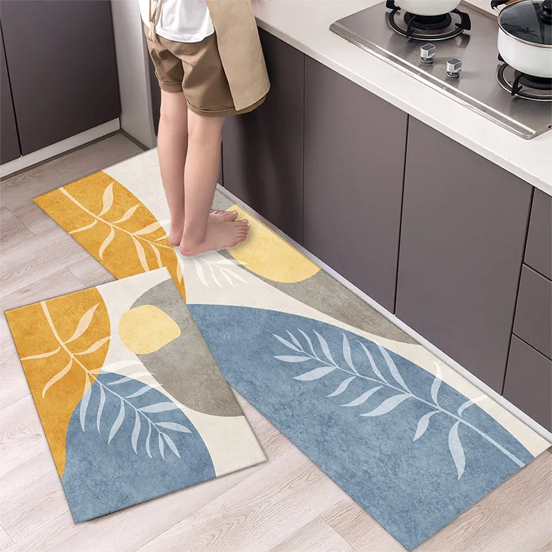 Kitchen Floor Mats Bathroom Doorway Foot Mats Bedside Carpet Decoration