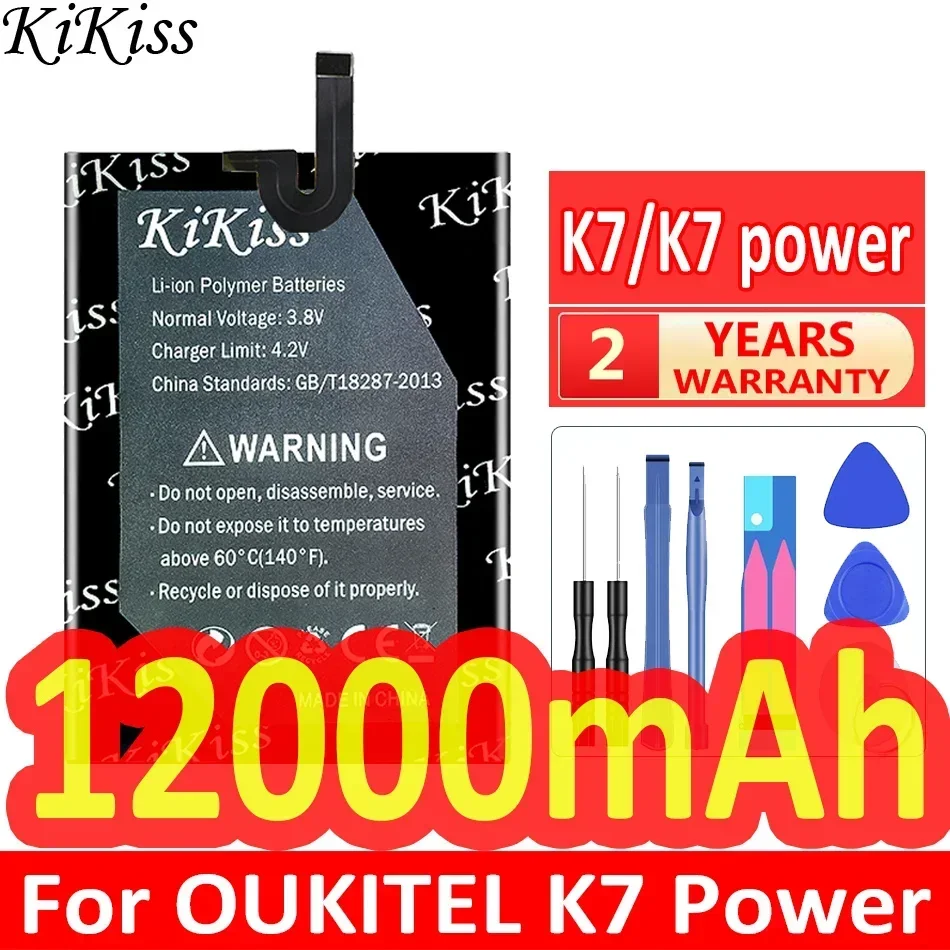

Мощный аккумулятор KiKiss 12000 мАч для батарей OUKITEL K7 Power K7Power
