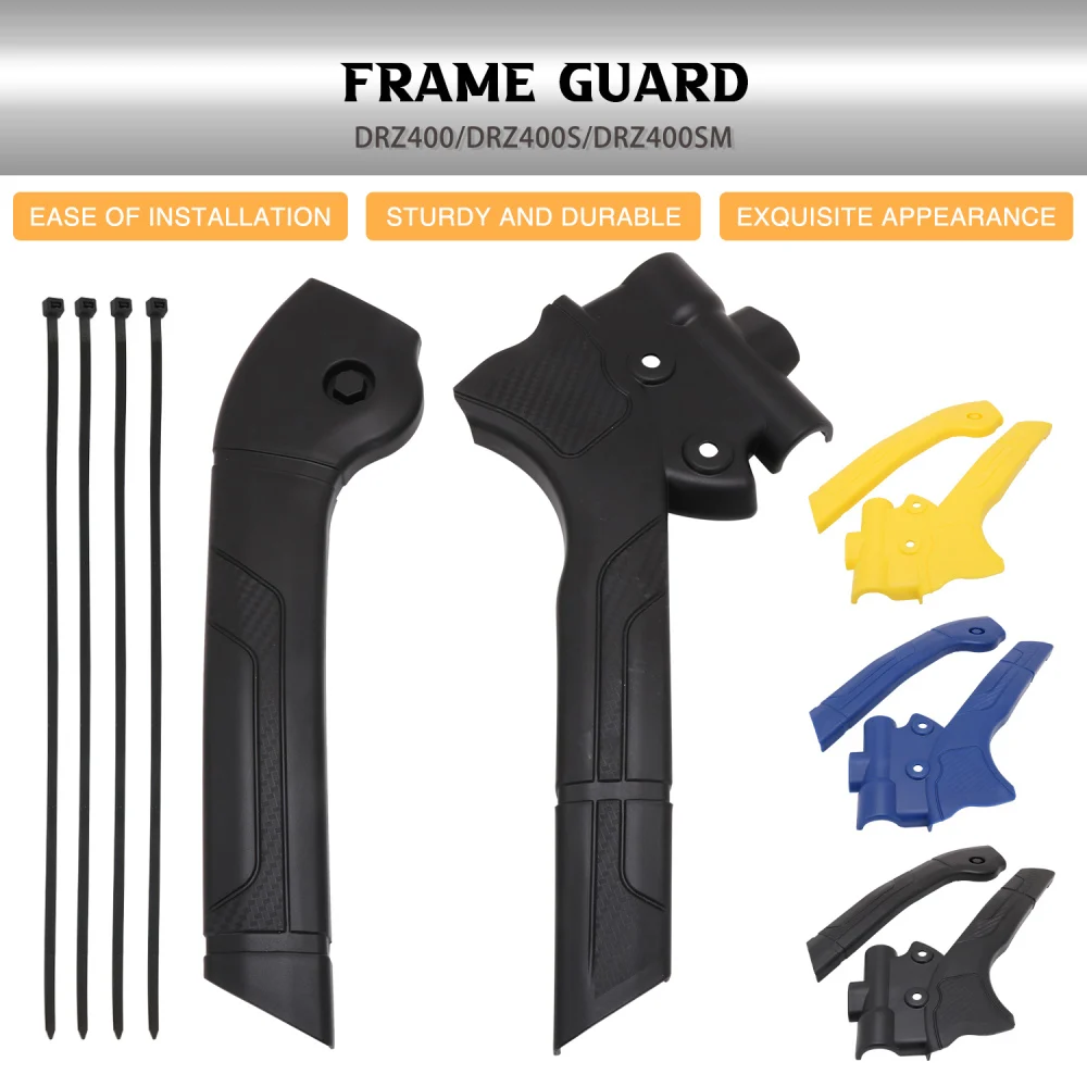 Motorcycle Frame Guard Cover Protector For SUZUKI DRZ400 DRZ400S