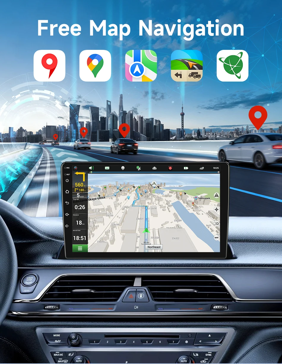 Srnubi CarPlay Android Auto Autoradio für Hyundai Tucson 2 LM Ix35 2009-2015 GPS Intelligente Systeme Stereo Neuester Chip UIS7865 – Detail 19