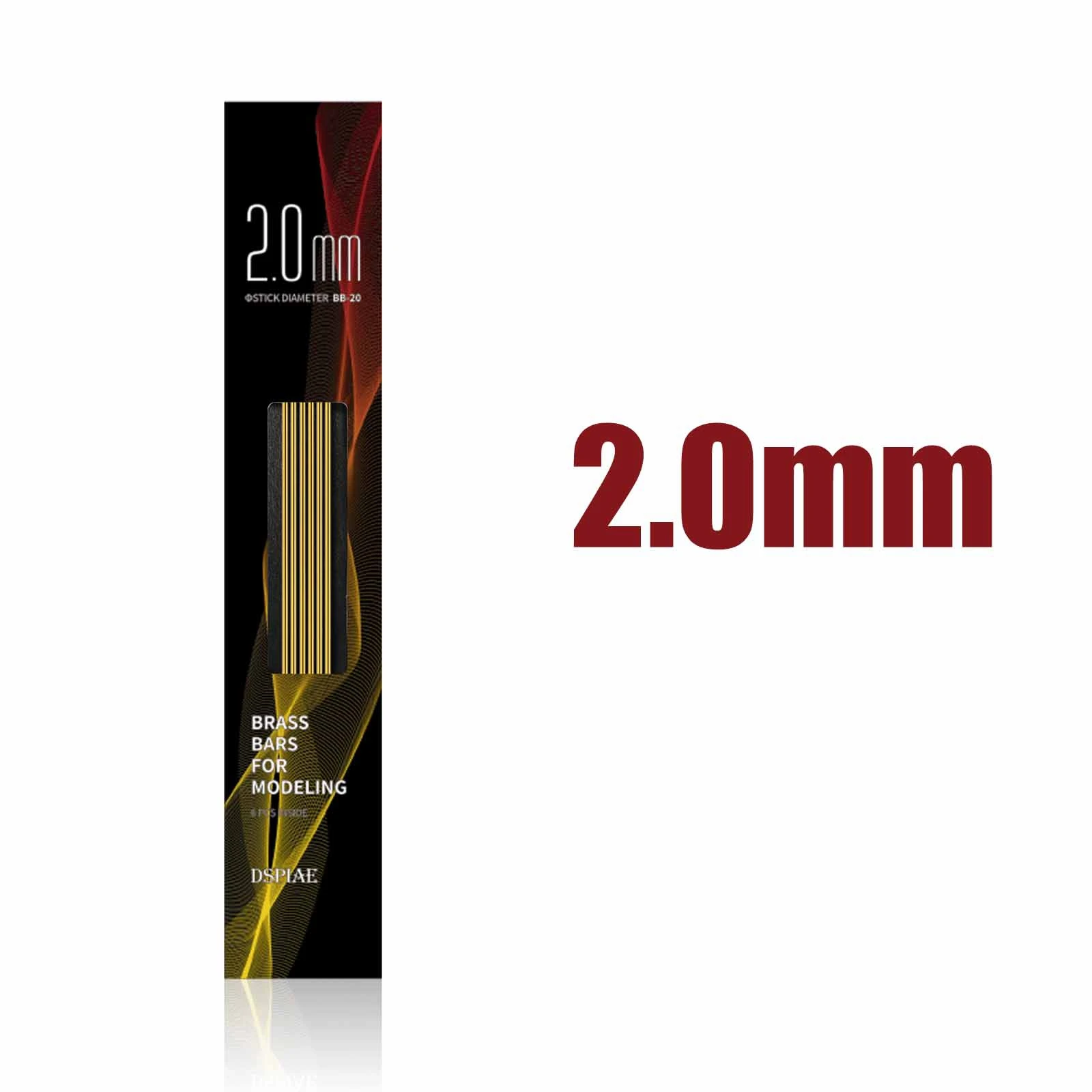 Dspiae BB(05-30) Serie Messingstäbe für Modellbau 0,5mm 1,0mm 1,5mm 2,0mm 2,5mm 3,0mm Goldqualität Bleifreie Massivmessingstangen – Detail 11