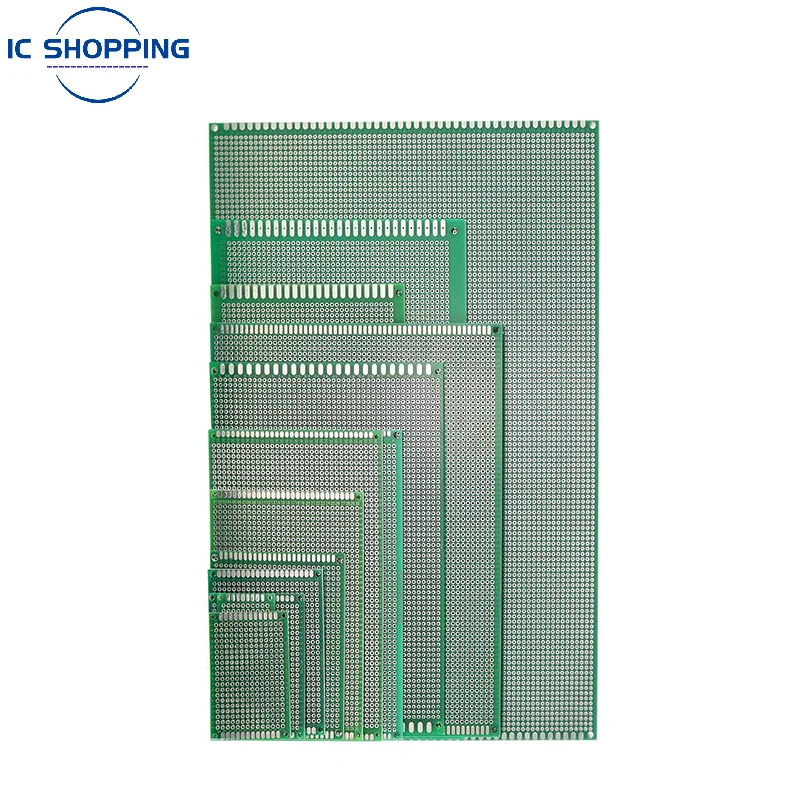 DIY 납땜 브레드보드 홀 보드용 양면 PCB, 범용 인쇄 회로 기판, 9x15 PCB 프로토타입 보드, 9mm x 15mm